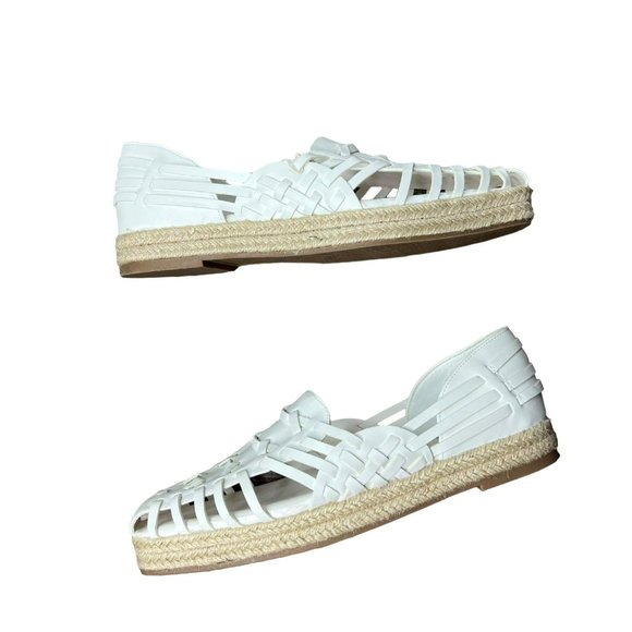 Sam and Libby Shoes - NWT Sam & Libby Asha Espadrilles Bright White Slip On Sandal Women's 10 Huarache